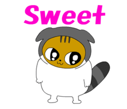 Big cat small cat Deji and Tora (English sticker #9316348