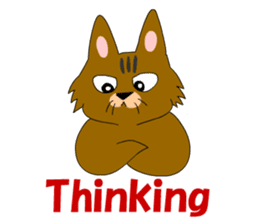 Big cat small cat Deji and Tora (English sticker #9316352