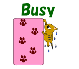 Big cat small cat Deji and Tora (English sticker #9316354