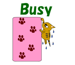 Big cat small cat Deji and Tora (English sticker #9316354