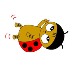 Big cat small cat Deji and Tora (English sticker #9316357