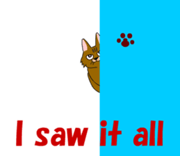 Big cat small cat Deji and Tora (English sticker #9316360