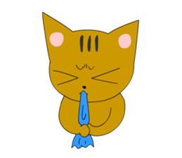 Big cat small cat Deji and Tora (English sticker #9316363