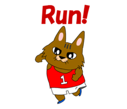 Big cat small cat Deji and Tora (English sticker #9316366