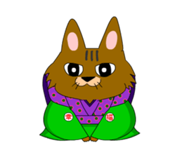 Big cat small cat Deji and Tora (English sticker #9316367