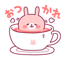 Daily life words of the rabbit sticker #9316770