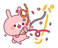 Daily life words of the rabbit sticker #9316773