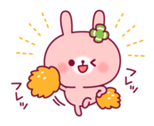 Daily life words of the rabbit sticker #9316774