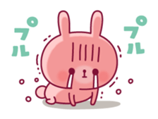 Daily life words of the rabbit sticker #9316779