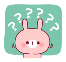Daily life words of the rabbit sticker #9316796