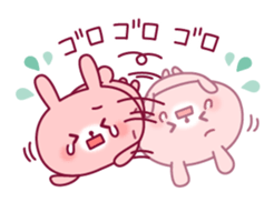 Daily life words of the rabbit sticker #9316804