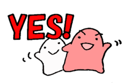 Large font and fairies English version sticker #9316991