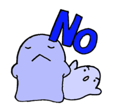 Large font and fairies English version sticker #9316994