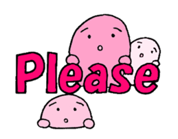 Large font and fairies English version sticker #9316999