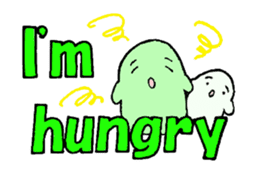 Large font and fairies English version sticker #9317003