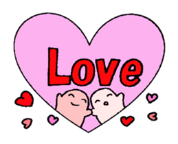 Large font and fairies English version sticker #9317004