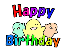 Large font and fairies English version sticker #9317006