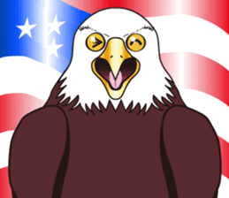 Fearless a large American Eagle sticker #9317048