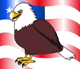 Fearless a large American Eagle sticker #9317049