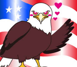 Fearless a large American Eagle sticker #9317050