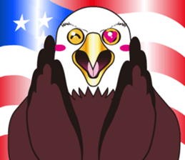 Fearless a large American Eagle sticker #9317051