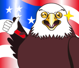 Fearless a large American Eagle sticker #9317052