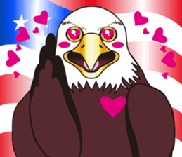 Fearless a large American Eagle sticker #9317053