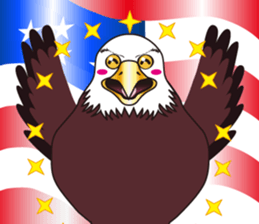 Fearless a large American Eagle sticker #9317054