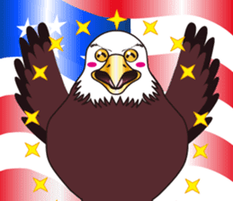 Fearless a large American Eagle sticker #9317054