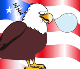 Fearless a large American Eagle sticker #9317055