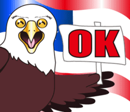 Fearless a large American Eagle sticker #9317057