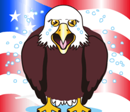 Fearless a large American Eagle sticker #9317058