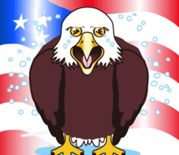 Fearless a large American Eagle sticker #9317058