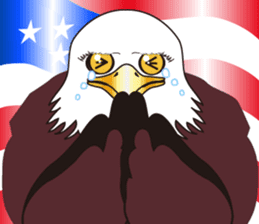 Fearless a large American Eagle sticker #9317059