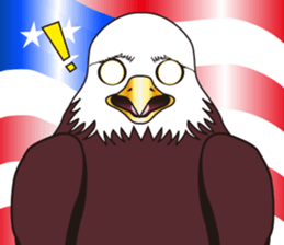 Fearless a large American Eagle sticker #9317060