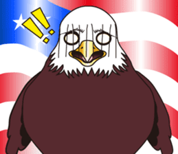 Fearless a large American Eagle sticker #9317061