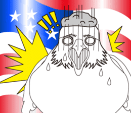 Fearless a large American Eagle sticker #9317062