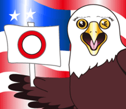 Fearless a large American Eagle sticker #9317064