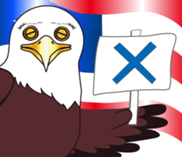 Fearless a large American Eagle sticker #9317065