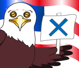 Fearless a large American Eagle sticker #9317065