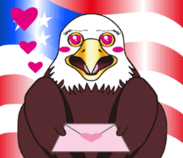 Fearless a large American Eagle sticker #9317066