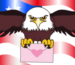 Fearless a large American Eagle sticker #9317067