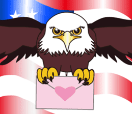 Fearless a large American Eagle sticker #9317067