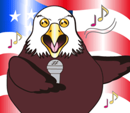 Fearless a large American Eagle sticker #9317068