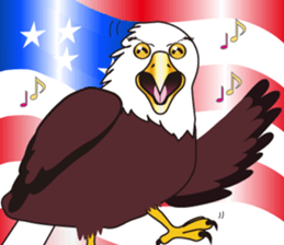 Fearless a large American Eagle sticker #9317069