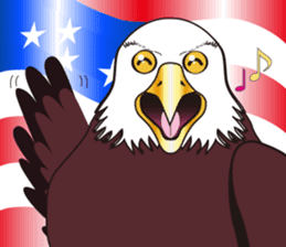 Fearless a large American Eagle sticker #9317070