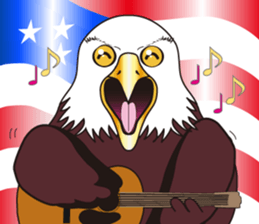 Fearless a large American Eagle sticker #9317071