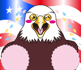 Fearless a large American Eagle sticker #9317072