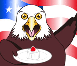 Fearless a large American Eagle sticker #9317073