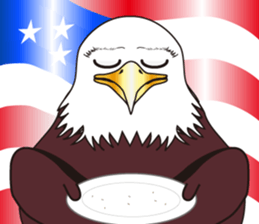 Fearless a large American Eagle sticker #9317074